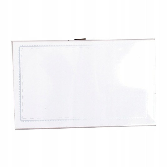 Identyfikator z klipsem i agrafką 90x57mm