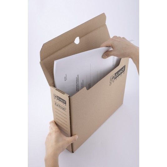 PUDŁO ARCHIWIZACYJNE D.RECT 1100 KARTONOWE A4/100 mm 4szt