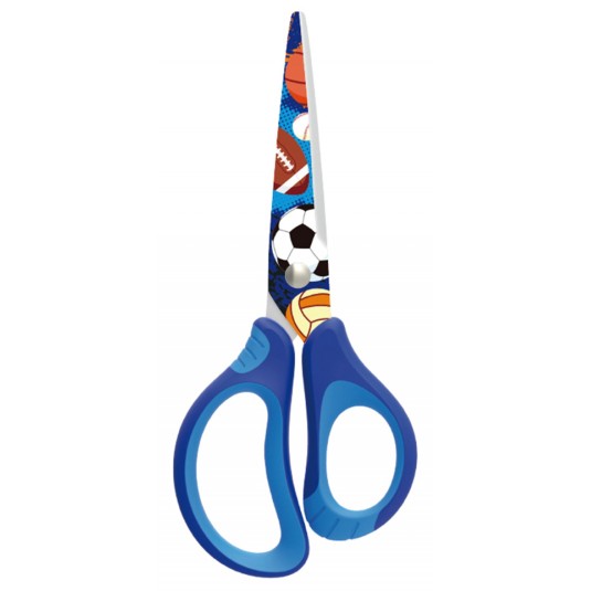 NOŻYCZKI SZKOLNE 15 cm  KEYROAD TATOO SOFT