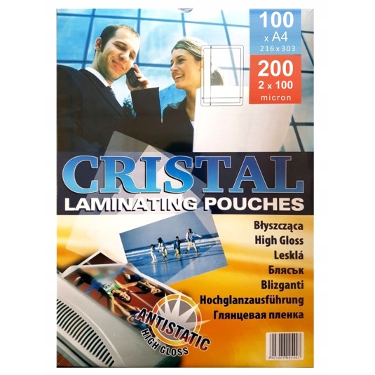 Folia laminacyjna A4 błyszcząca 100 mic, Argo, 216 x 303 mm, 100 sztuk