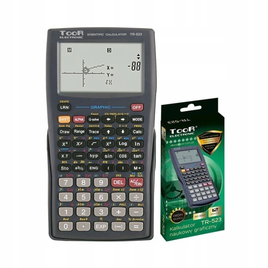 Kalkulator naukowy TOOR TR-523 graficzny funkcje