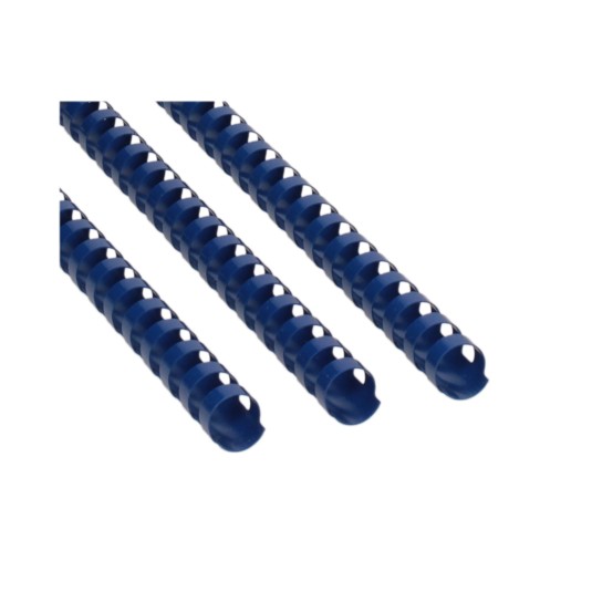 Grzbiety plastikowe do bindowania 14 mm niebieski