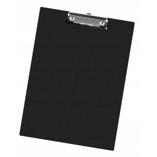 Clipboard deska z klipem A4 czarna podkładka