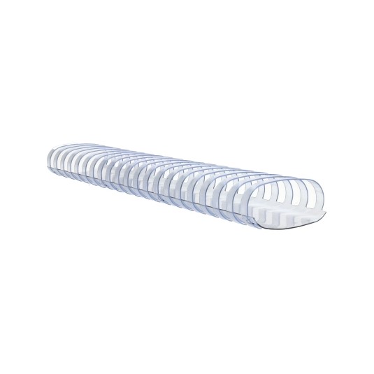 Grzbiety plastikowe do bindowania 38 mm biały