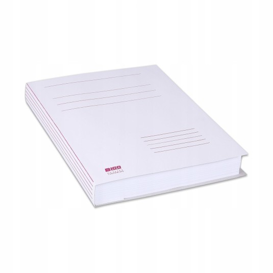 Skoroszyt bez fałdy kartonowy A4 BIGO JAKOŚĆ