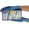 RĘKAWICE NITRYOWE NIEBIESKIE  ROZ L A'100 NITRYLEX PLAST DIAGNOSTYCZNE