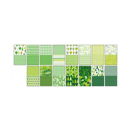 Blok z motywami green A4