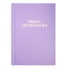 Okładka Praca Licencjacka oprawa  kanałowa A 10 mm fioletowa