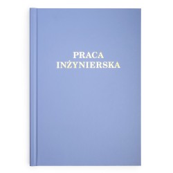 Okładka kanałowa Praca Inżynierska A 10mm 304 x 212 mm (A4+ pionowa) j. niebieska