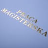 Okładka Praca Magisterska oprawa kanałowa AA 5 mm j. niebieska