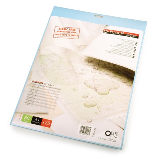 Folia laminacyjna - LamiPouch Standard 303 x 426 mm (A3) - 80 µm - op.25 sztuk  FN6225