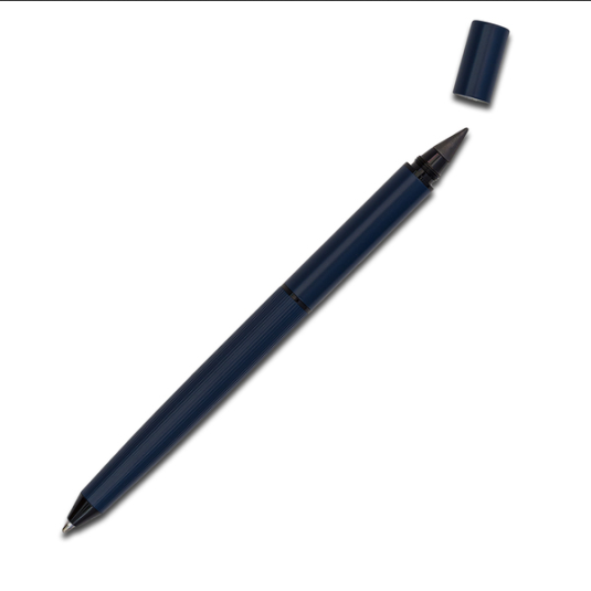 Duet 2w1 długopis i ołówek wieczny w pudełku granatowy