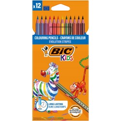 Kredki ołówkowe 12 kolorów Bic Kids Evolution eco