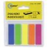 Zakładki indeksujące 12x45 plastik 5 kolorów neon