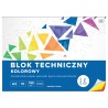 Blok techniczny A3 10 kartek 160 gram  kolor Interdruk