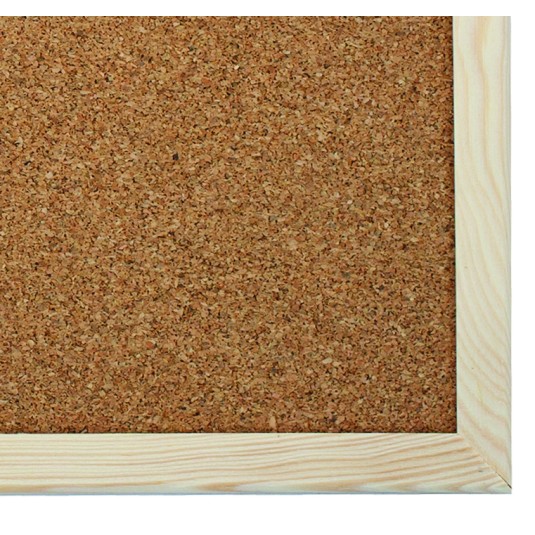 Tablica Korkowa z Ramą Drewnianą 60x40 cm MemoBe tablica ogłoszeń