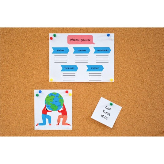 Tablica korkowa informacyjna rama drewniana 60x40 cm