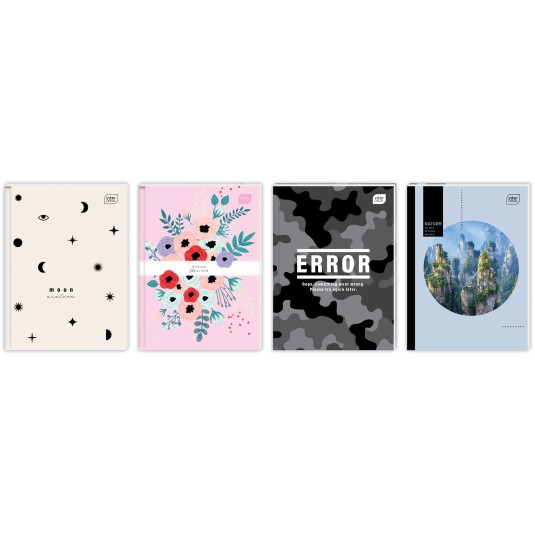 Brulion B5 w kratkę INTERDRUK 160 kartek