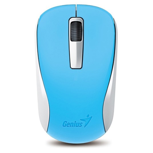 Mysz Genius NX-7000, 2.4 [GHz], optyczna, 3kl., 1 scroll, bezprzewodowa, niebieska, 1200DPI, Blue-Eye sensor 31030109109