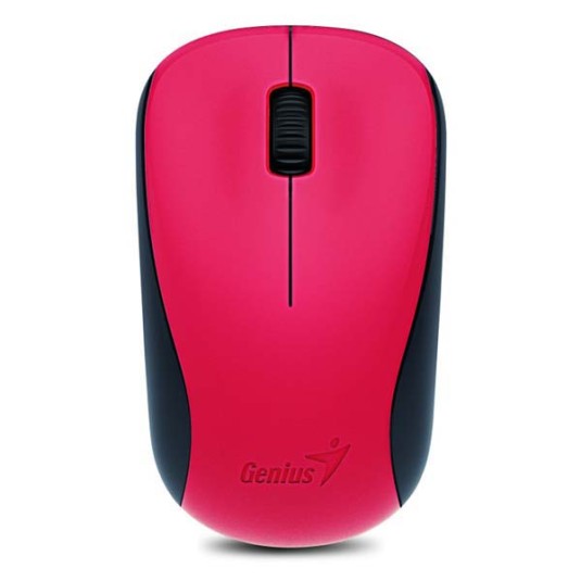 Mysz Genius NX-7000, 2.4 [GHz], optyczna, 3kl., 1 scroll, bezprzewodowa, czerwona, 1200DPI, Blue-Eye sensor31030109110
