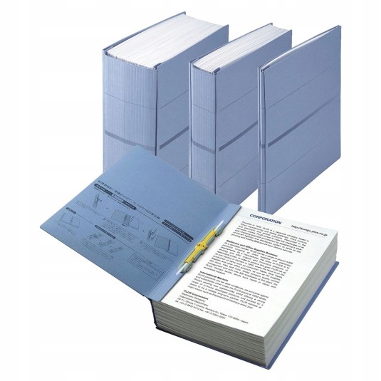 Skoroszyt Teczka PLUS ZERO MAX rozszerzana A4 niebieska 1 szt.