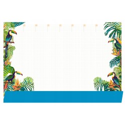 Podkład na biurko papierowy tygodniowy 35x50  TROPIC
