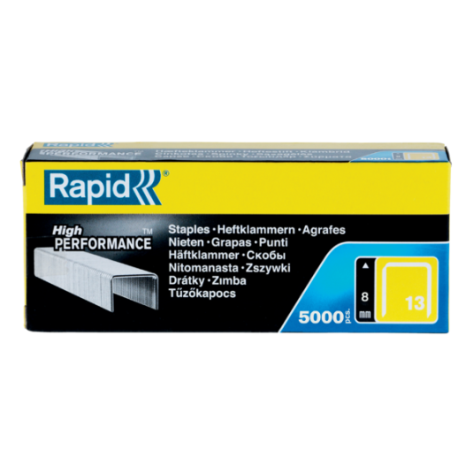 Zszywki do zszywaczy tapicerskich typu taker R13 Rapid 8 mm op. 5000 szt.