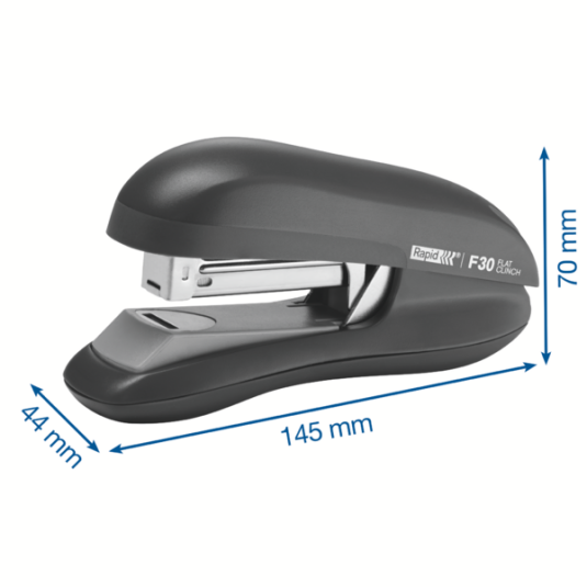 Zszywacz z płaskim zszywaniem F30 Rapid czerwony na 30 kartek