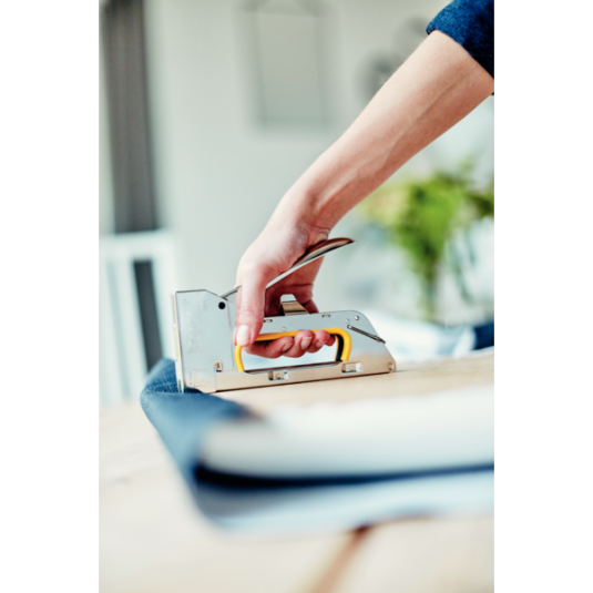 Zszywacz tapicerski taker Rapid R23E stalowy chrom na zszywki 13