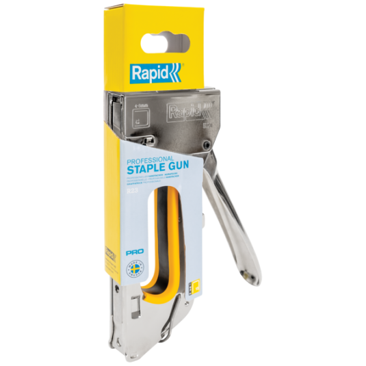 Zszywacz tapicerski taker Rapid R23E stalowy chrom na zszywki 13