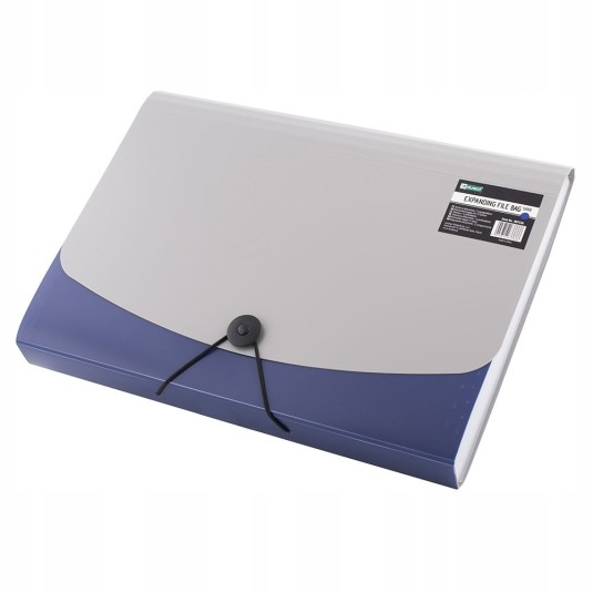 Teczka harmonijkowa d.rect 5888 12 przeg niebieska