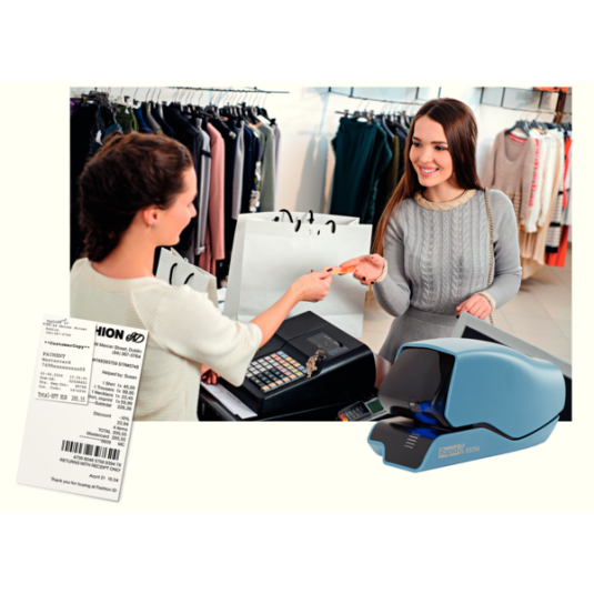 Zszywacz elektryczny do papieru Rapid Supreme 5025e niebieski