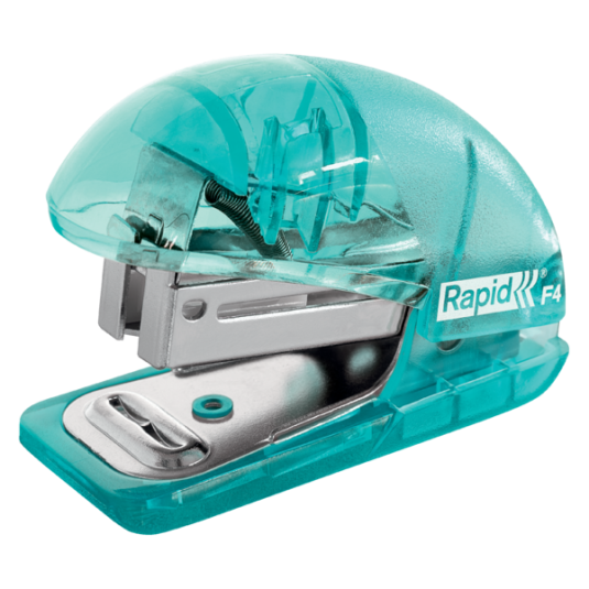 Zszywacz biurowy mini Rapid Colour'Breeze F4 niebieski do 10 k.