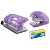 Zszywacz biurowy mini Rapid Colour'Breeze F4 fiolet do 10 kartek