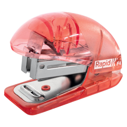Zszywacz biurowy mini Rapid Colour'Breeze F4 czerwony do 10 kartek