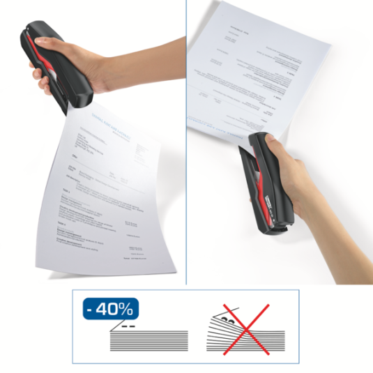 Zszywacz Rapid FS Supreme Omnipress SO30 czarno-czerwony