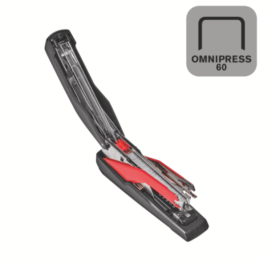 Zszywacz Rapid Supreme Omnipress SO60 czarno-czerw 60 kart.