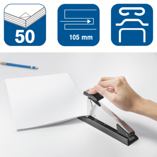 Zszywacz Rapid Retro Classic K2 24-26/6-8+ black magic