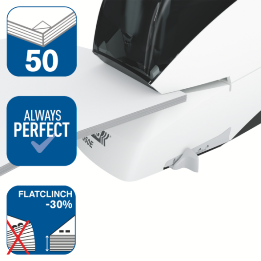 Zszywacz elektryczny RAPID Supreme 5050e płaskie zszywanie