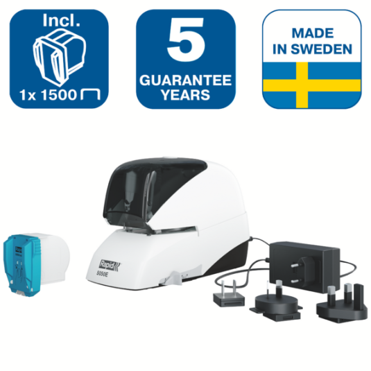 Zszywacz elektryczny RAPID Supreme 5050e płaskie zszywanie