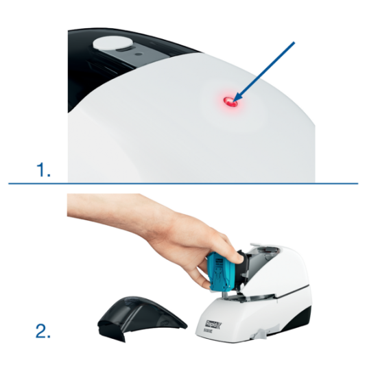 Zszywacz elektryczny Rapid Supreme 5080E czarno-biały