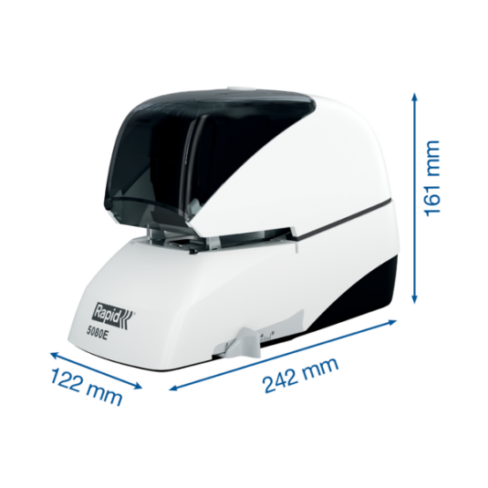 Zszywacz elektryczny Rapid Supreme 5080E czarno-biały