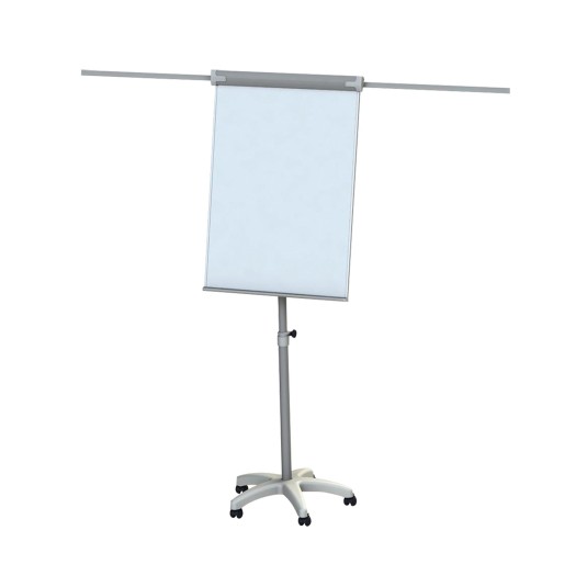 Tablica Flipchart mobilny na  kółkach suchościeralny magnetyczny z rozkładanymi ramionami