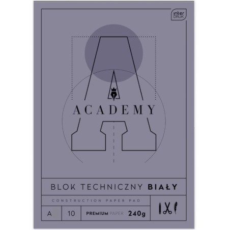 BLOK TECHNICZNY A4 10 kart  PREMIUM 240 g
