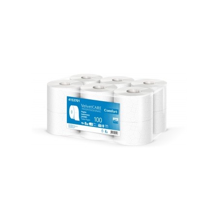 Papier toaletowy Velvet Professional Jumbo 2W 800 listków op. 12 rolek