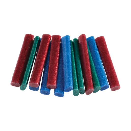 Klej na gorąco do pistoletu RAPID EG130 trzy kolory z brokatem