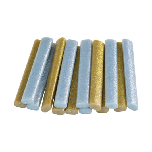 Klej na gorąco do pistoletu RAPID EG130LT srebrny złoty z brokatem