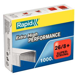 Zszywki bardzo mocne RAPID Super Strong 26/8+ do 50 kartek