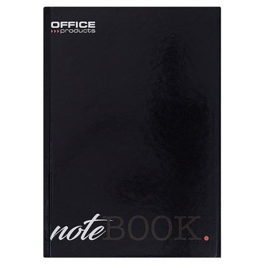 Brulion A5/96 kartek w kratkę twarda okładka kolorowa jednolita