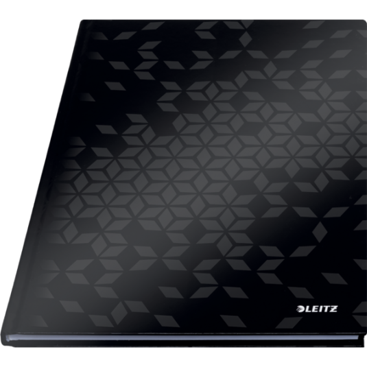 Brulion w kratkę Leitz WOW A4 czarny duży twarda oprawa